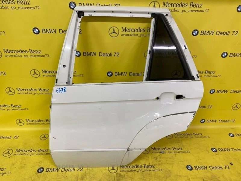 Дверь боковая Bmw X5 2005 41528256827 E53 M54B30, задняя левая