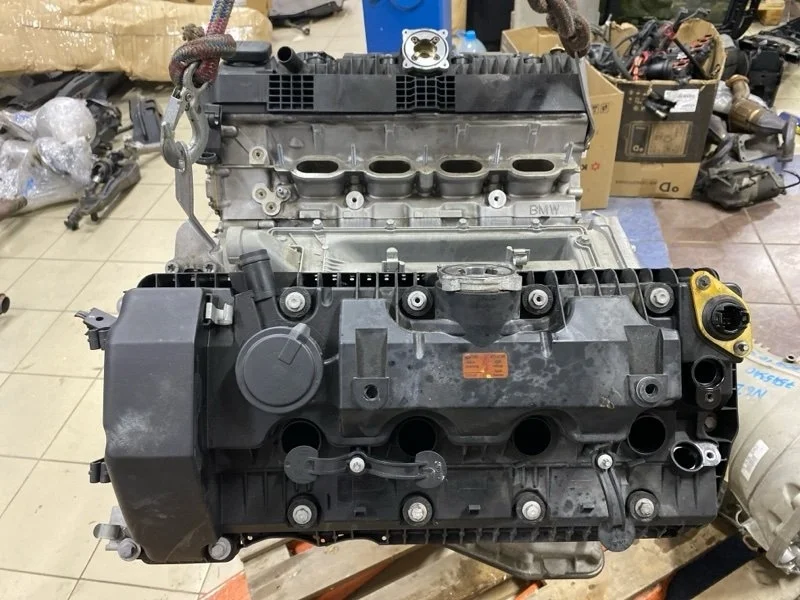 Двигатель n62b48b пробег авто по японии 64000км Bmw 7 2005 11000439104 E65 N62B48