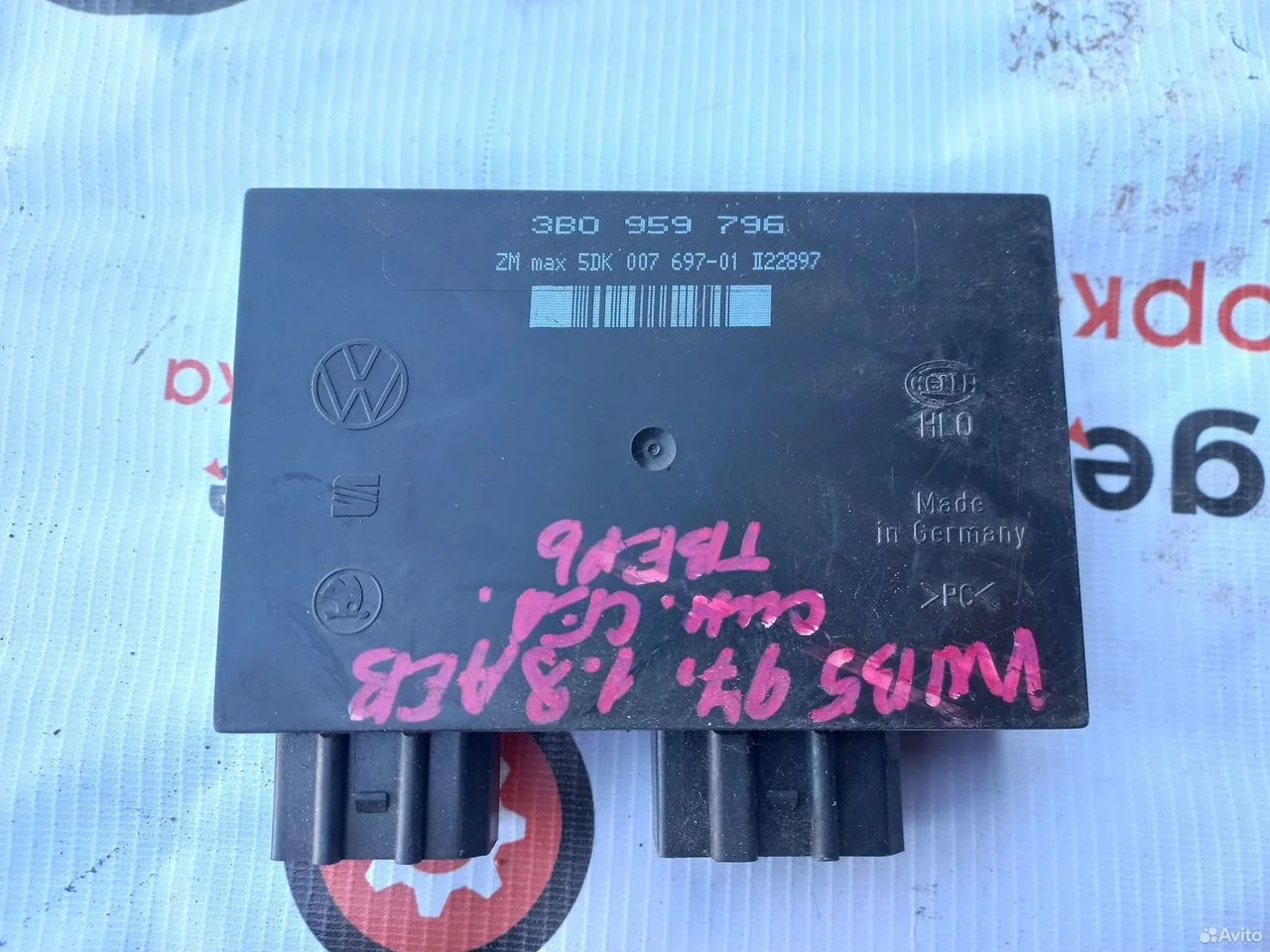 Блок комфорта vw passat b5 пассат б5 3b0959796