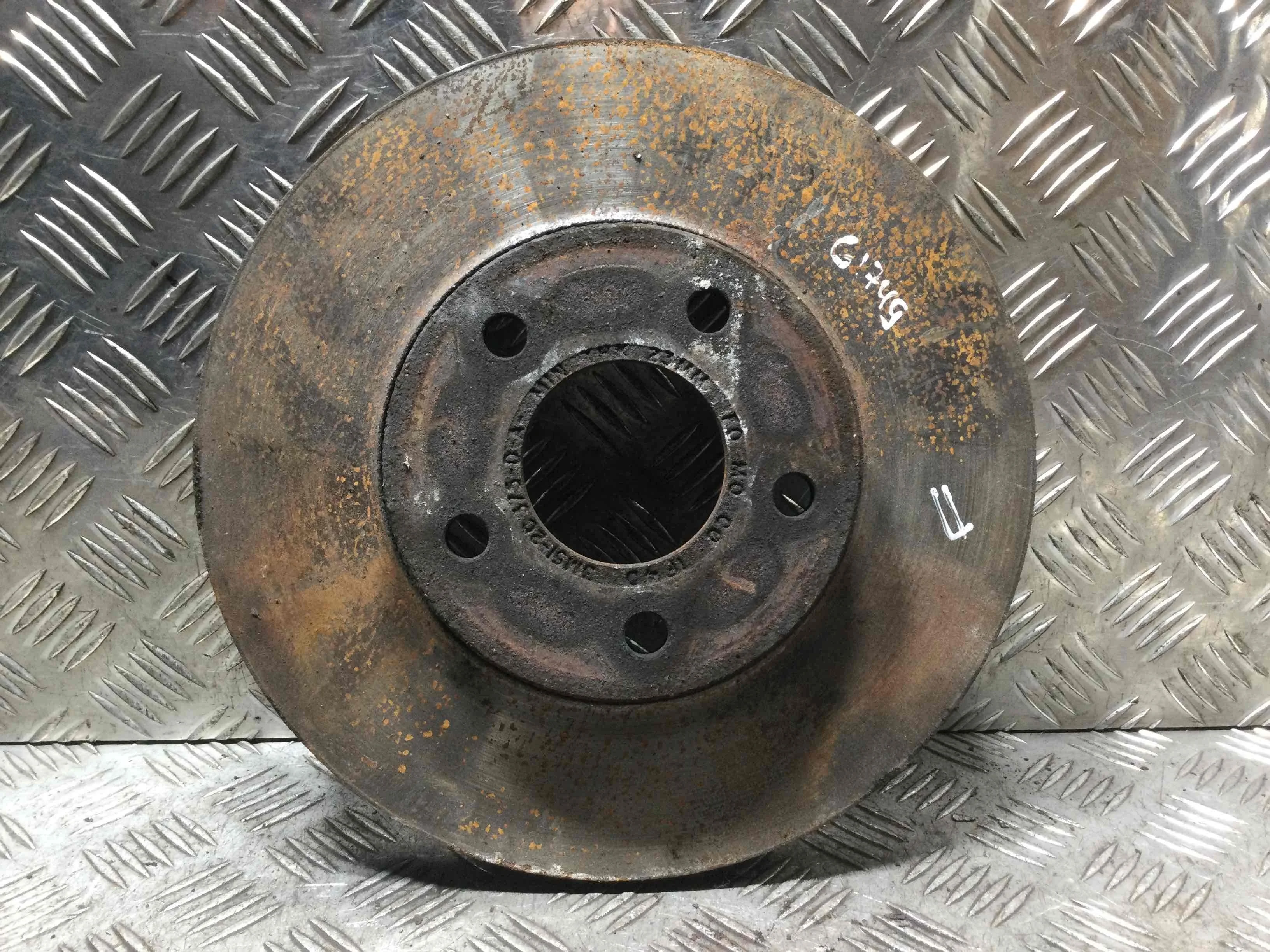 Диск тормозной передний Ford Focus 2 поколение (2005-2008) бензин 1.6 i Механика Универсал