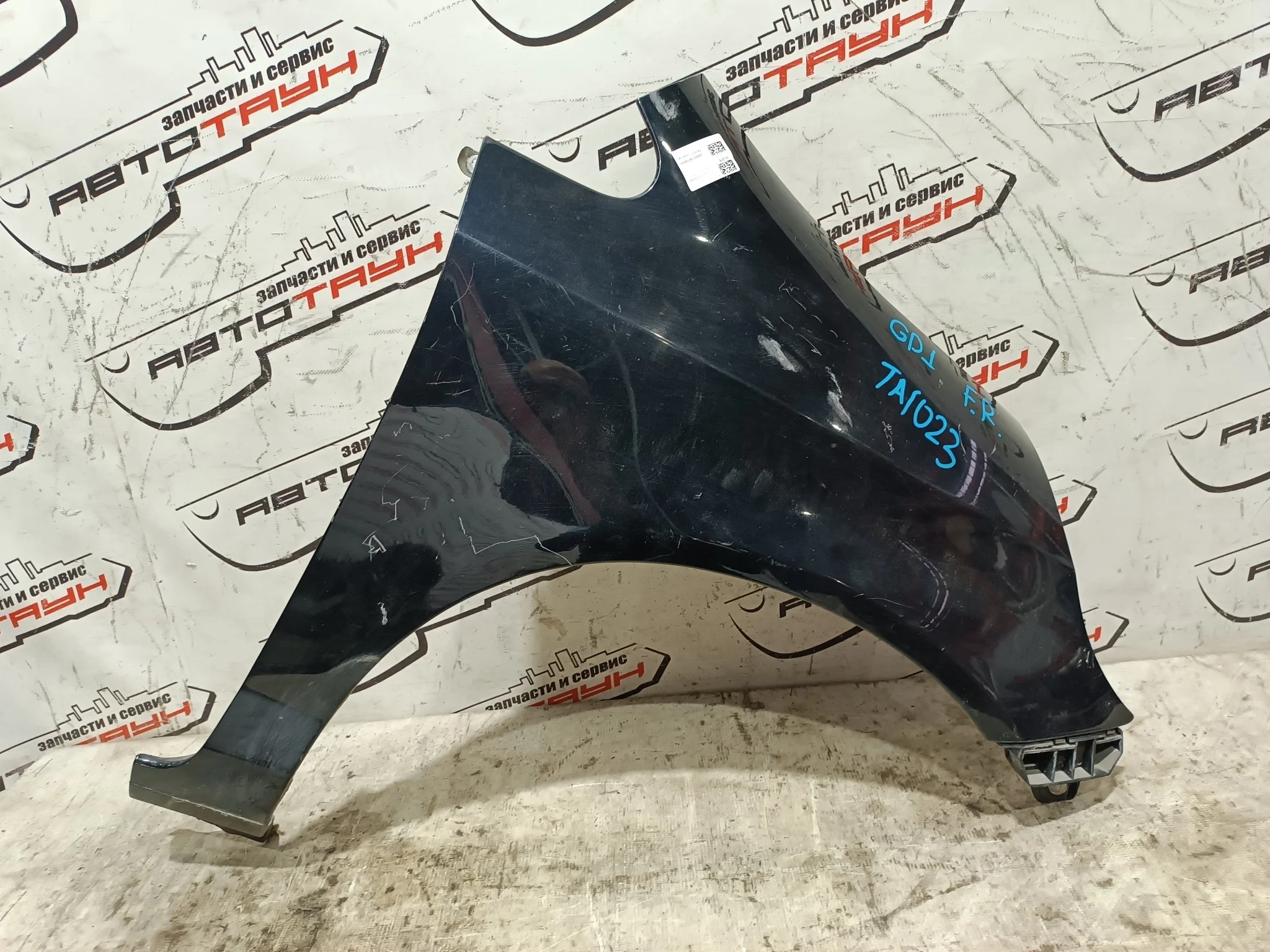 КРЫЛО HONDA FIT JAZZ GD1 GD2 GD3 GD4 60211SAA000ZZ ПЕРЕДНЕЕ ПРАВОЕ БЕЗ ПОВТОРИТЕЛЯ черный, B92P TA1023