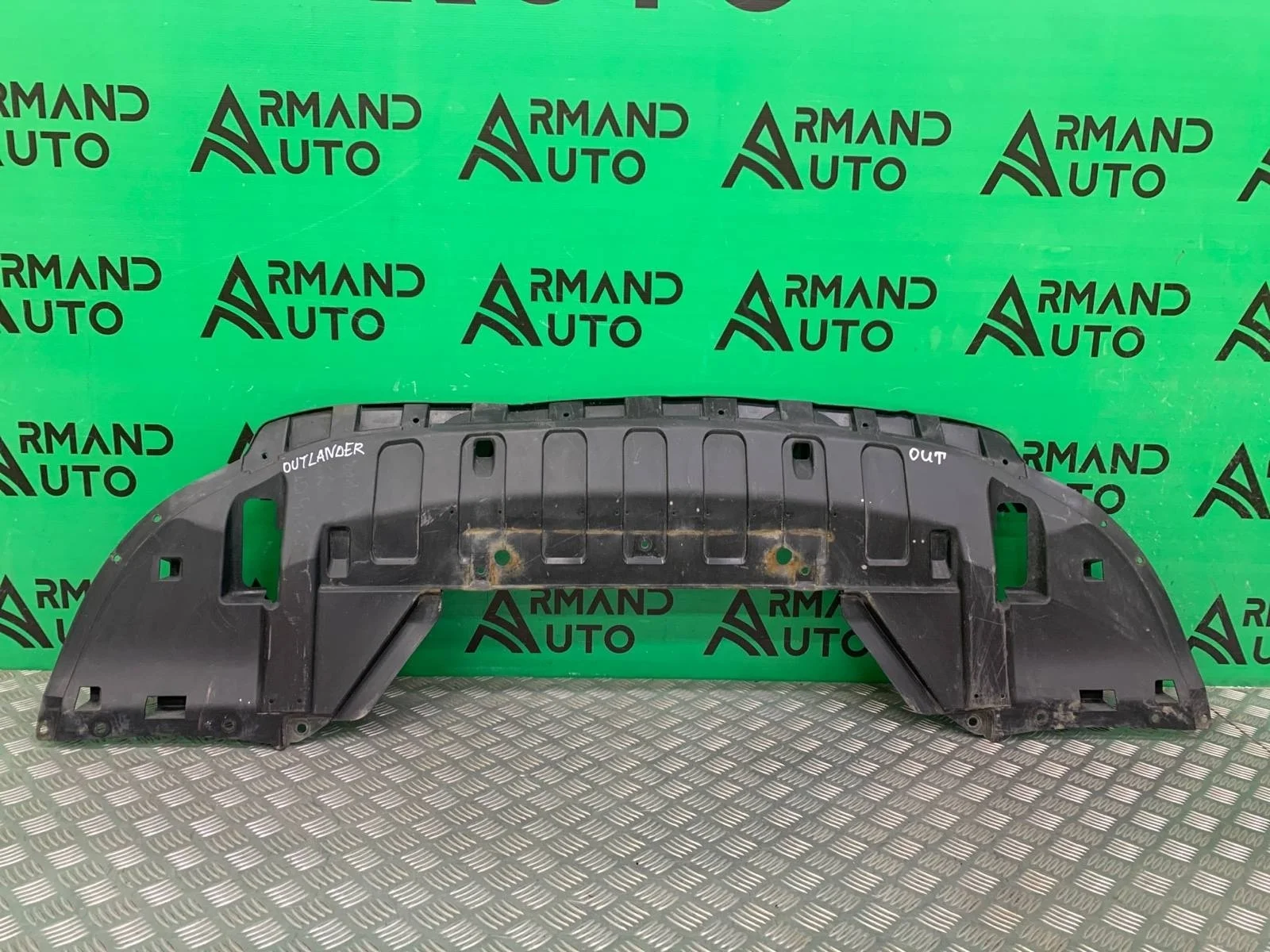 Защита под бампер Mitsubishi Outlander 2012-нв 3