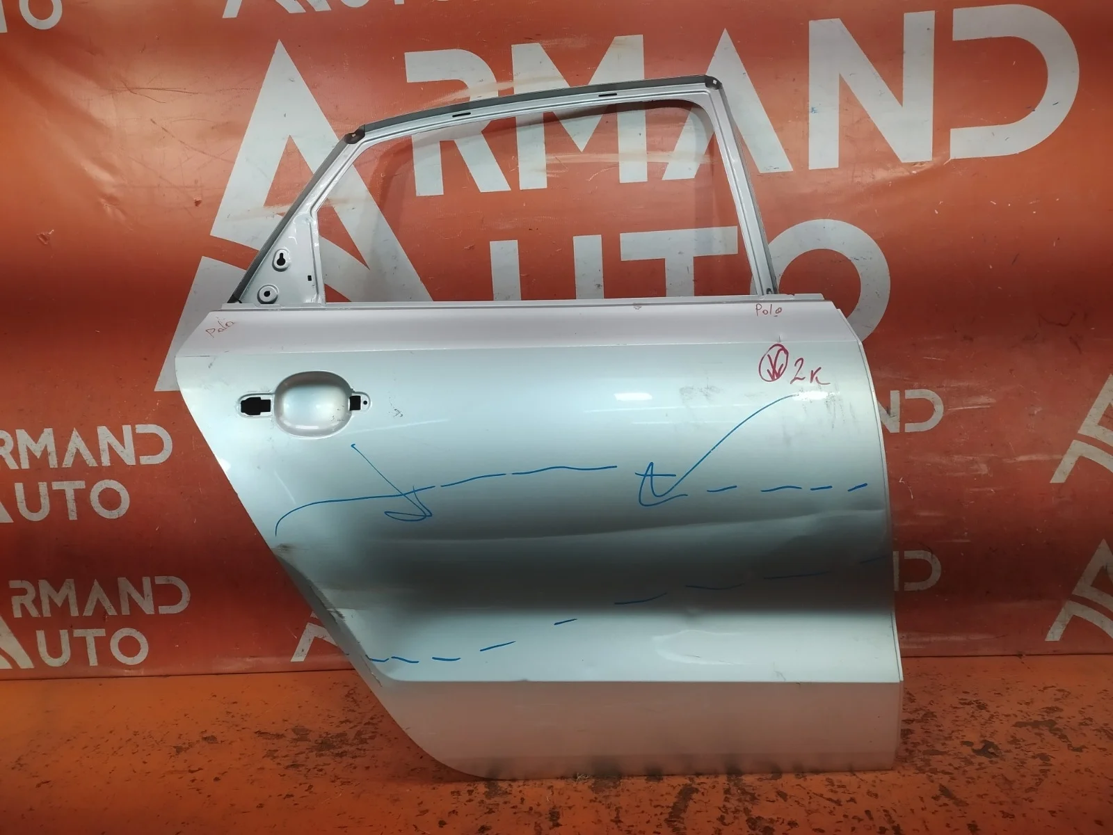 Дверь Volkswagen Polo 2009-2020 5