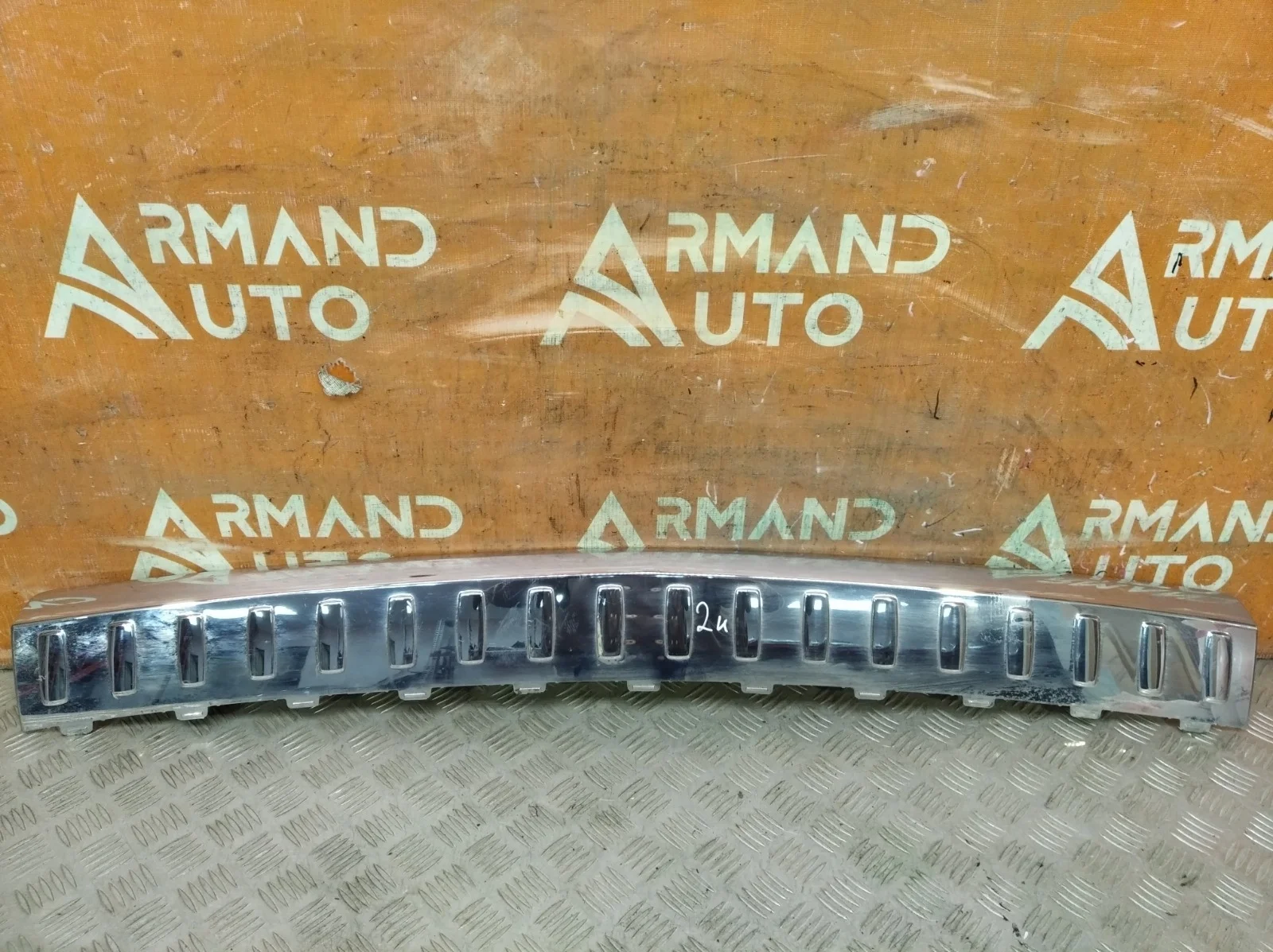 Накладка бампера верхняя Mercedes GL GLS-Class 2012-2019 X166