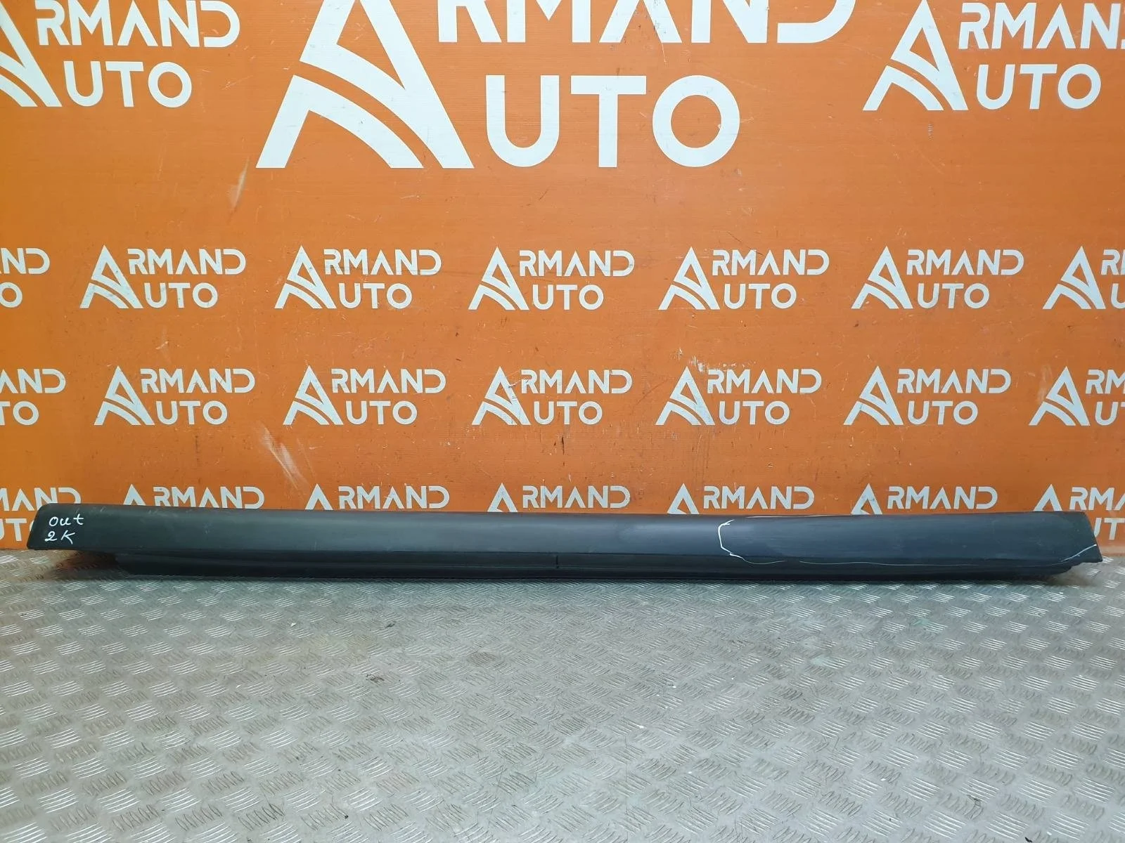Накладка порога Mitsubishi Outlander 2012-нв 3