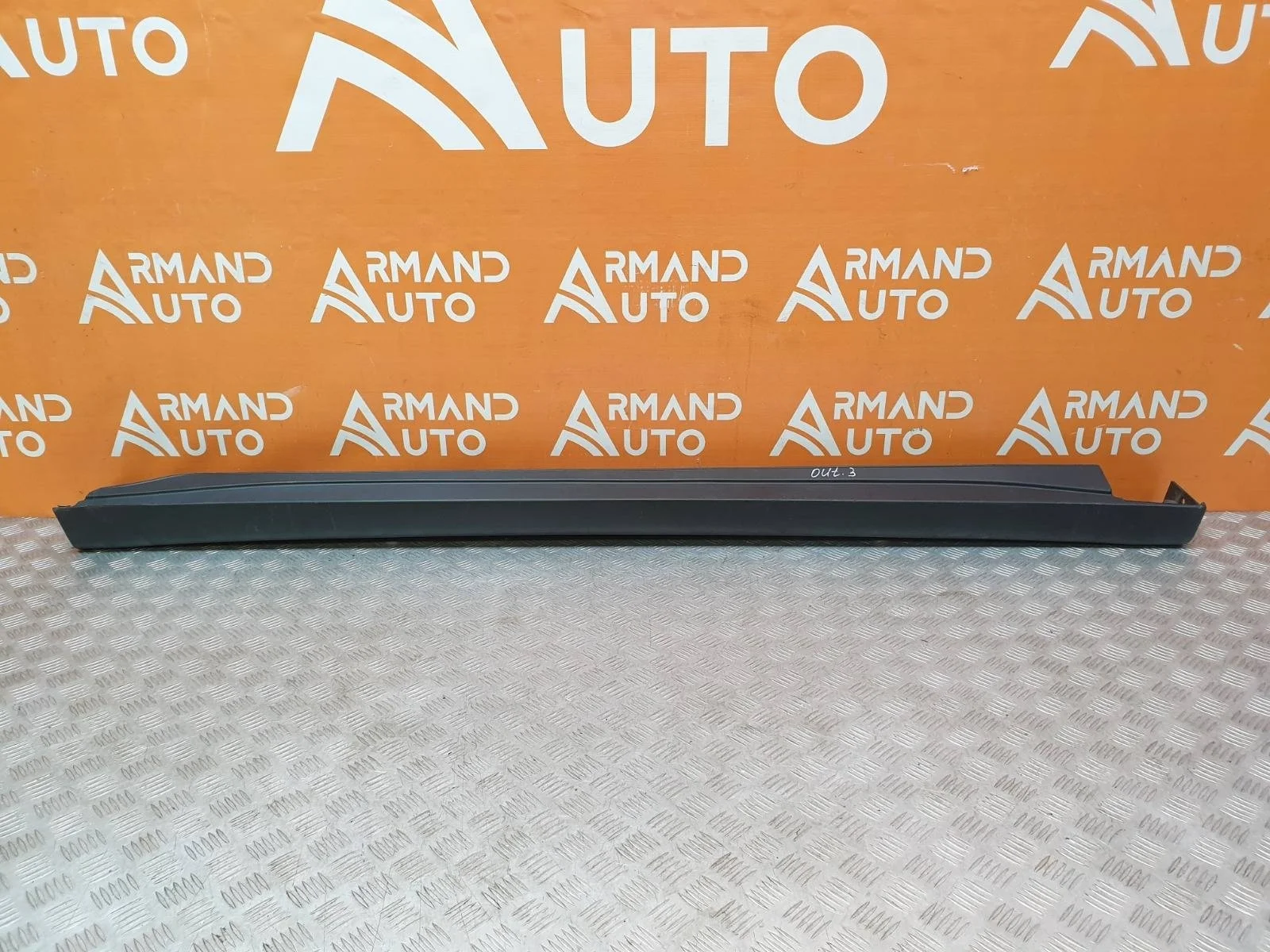 Накладка порога Mitsubishi Outlander 2012-нв 3