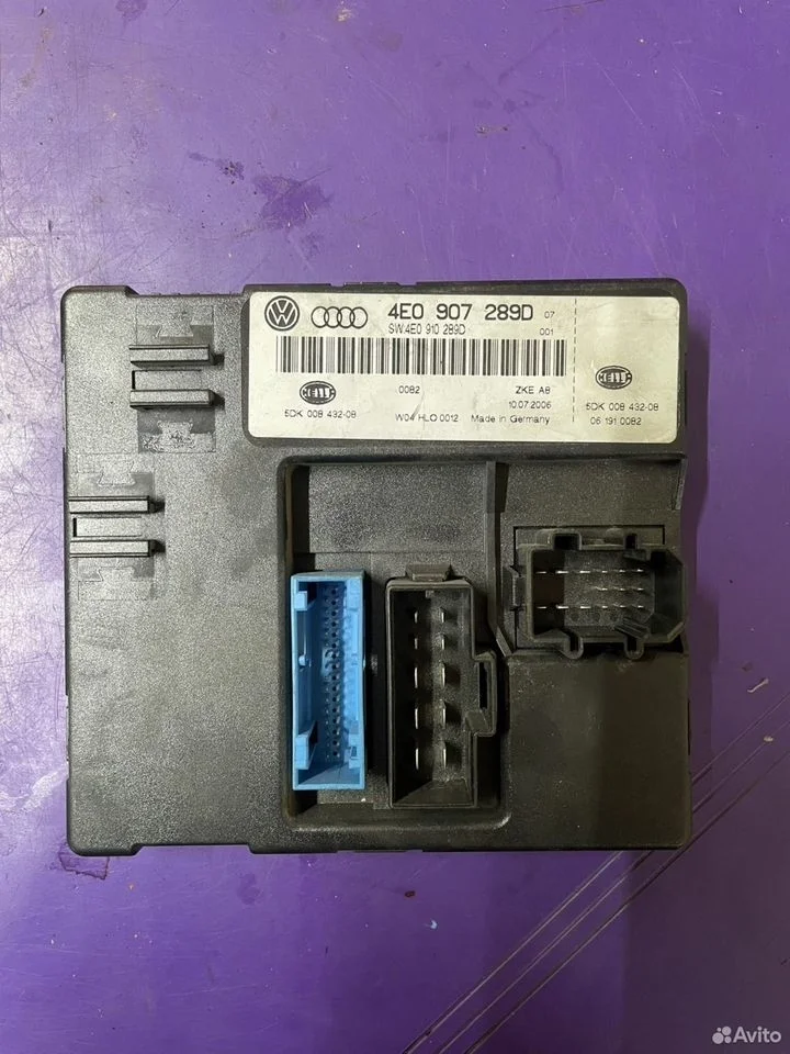 Блок комфорта audi a8 d3 4e0907289d 4e0910289d