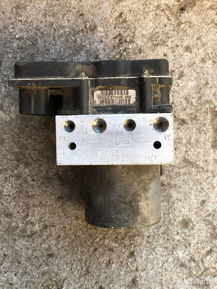 Блок abs audi a4 b7 8e0614517al
