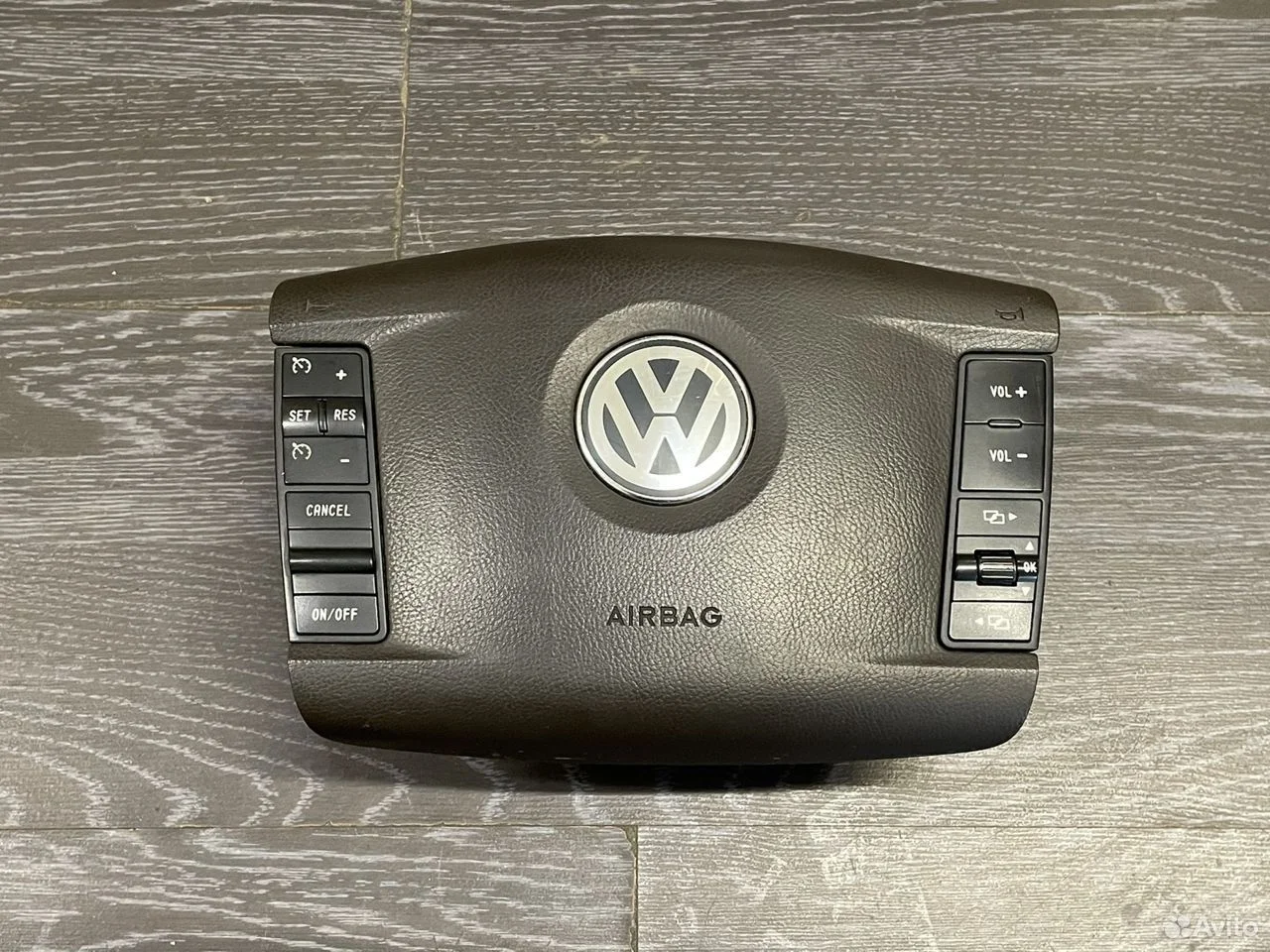 Подушка безопасности в руль vw touareg