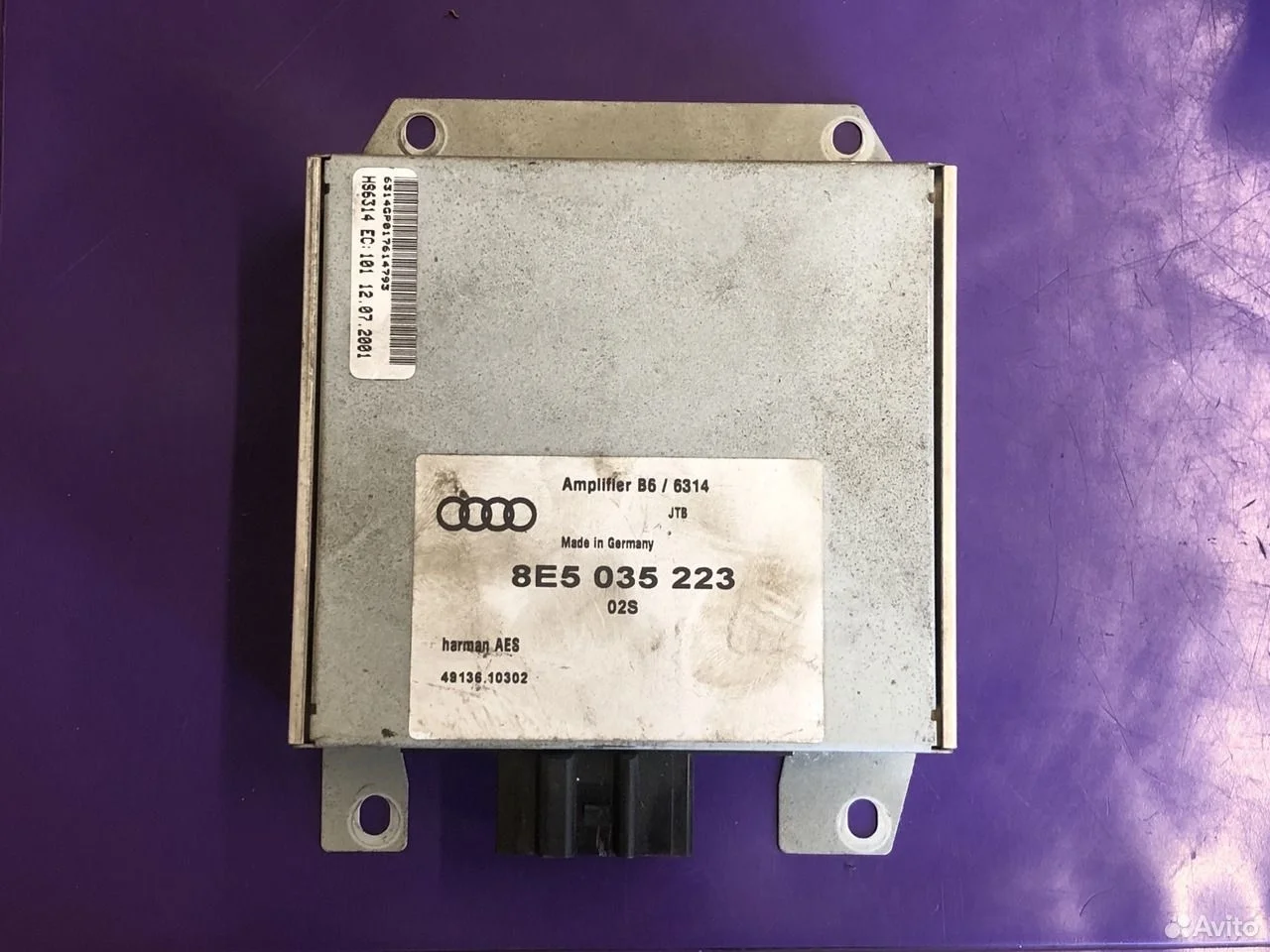 Усилитель звука audi a4 b6 8e5035223d