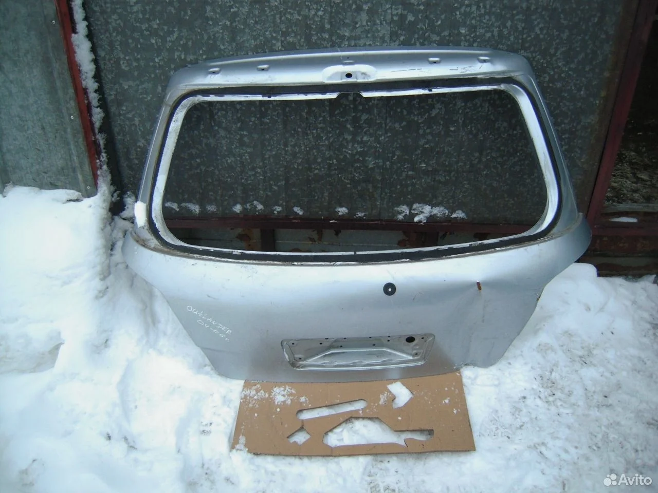 Дверь багажника mitsubishi outlander 2004-2008 г