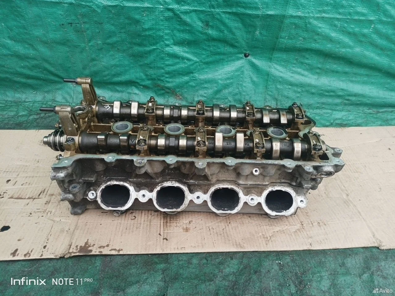 Головка блока правая porsche cayenne 2003-2007