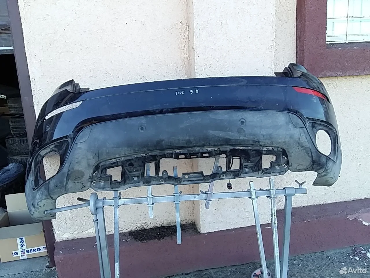 Бампер задний bmw x6 2012г