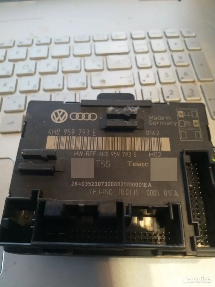 Audi a8 d4 блок комфорта передний левый 4h0959793e