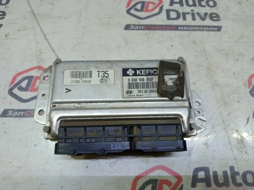 Блок управления двигателем эбу hyundai accent II
