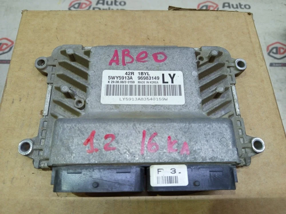 Блок управления двигателем эбу CHEVROLET AVEO T250