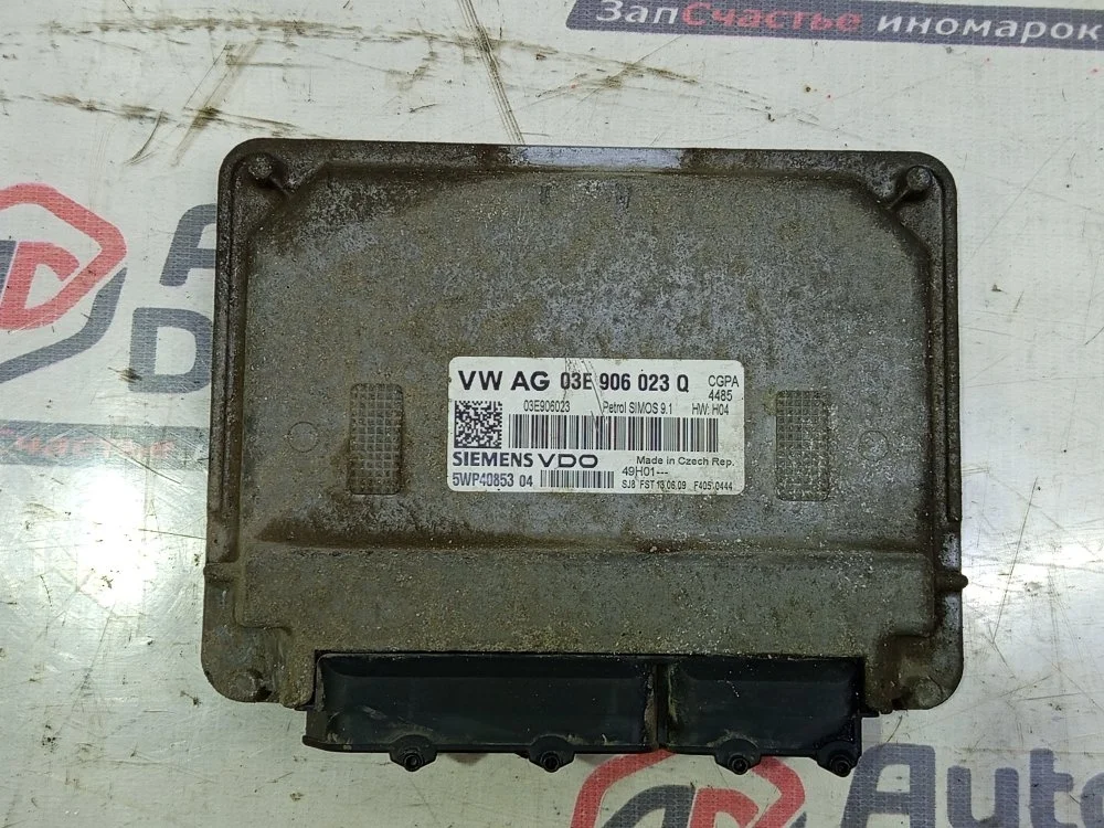 Блок управления двигателем skoda fabia 2009