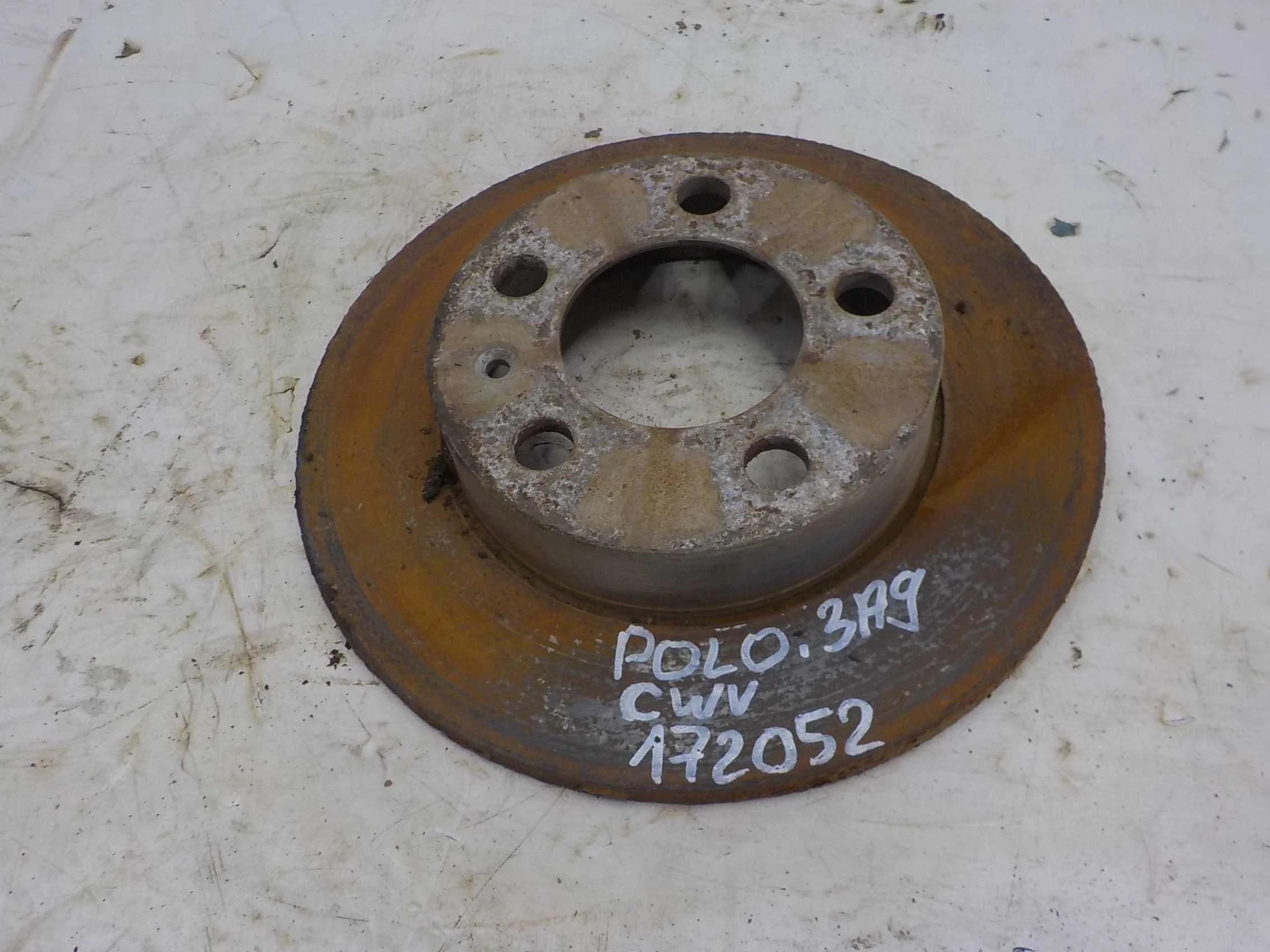 тормозной диск VOLKSWAGEN POLO