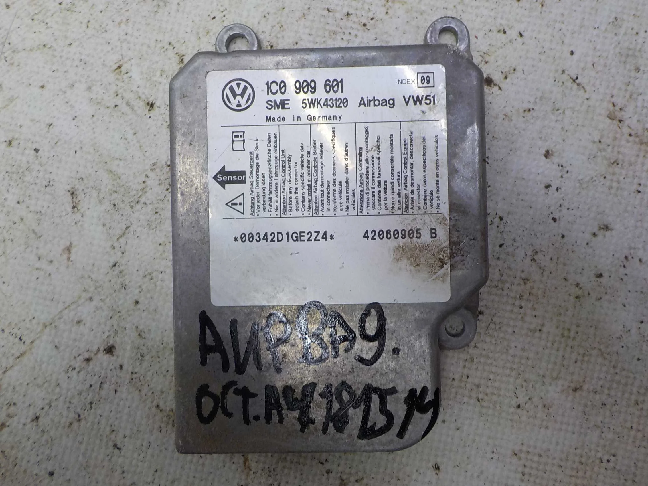 блок air bag SKODA OCTAVIA