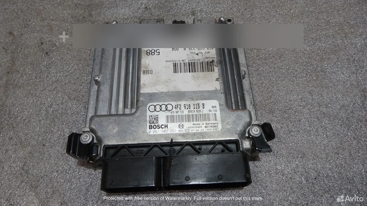 Блок управления двигателем audi a6 c6 bpj