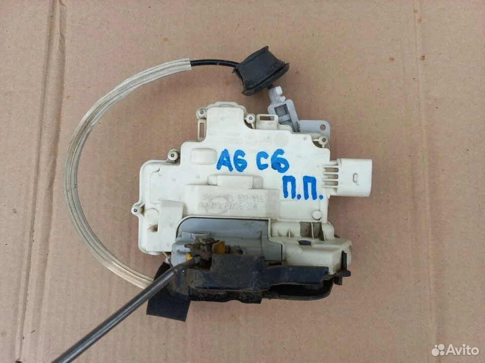Замок двери передний правый 4f1837016 audi a6 c6