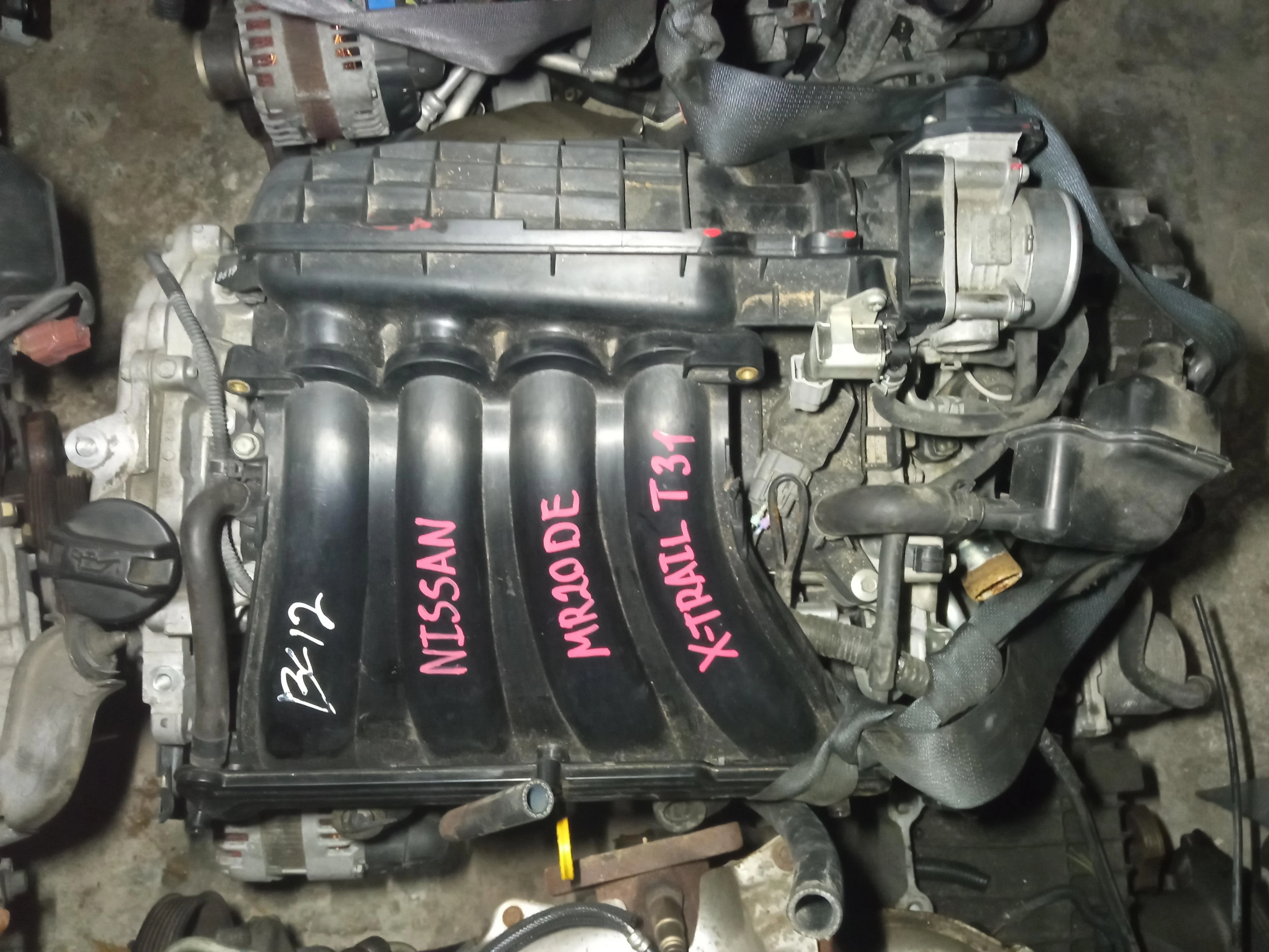Двигатель NISSAN MR20DE 2.0 X-Trail Qashqai