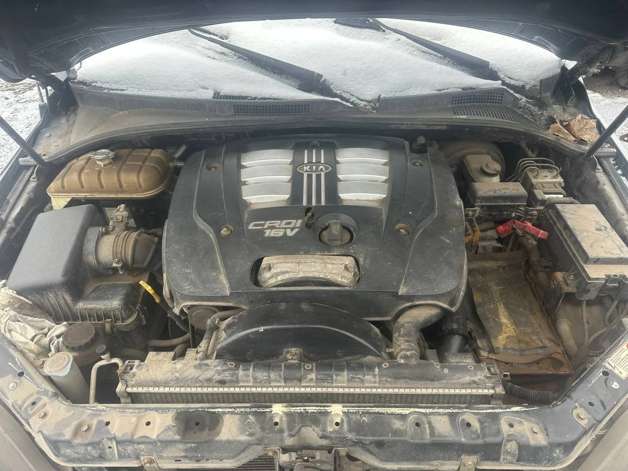 Двигатель без навесного Kia Sorento 1 BL 2002-2009 2.5D (140Hp) (D4CB) 4WD AT