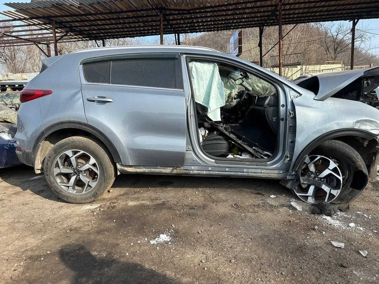 Молдинг переднего бампера правый Kia Sportage QL rest 2018-2022 2.0 (150Hp) (G4NA) FWD AT