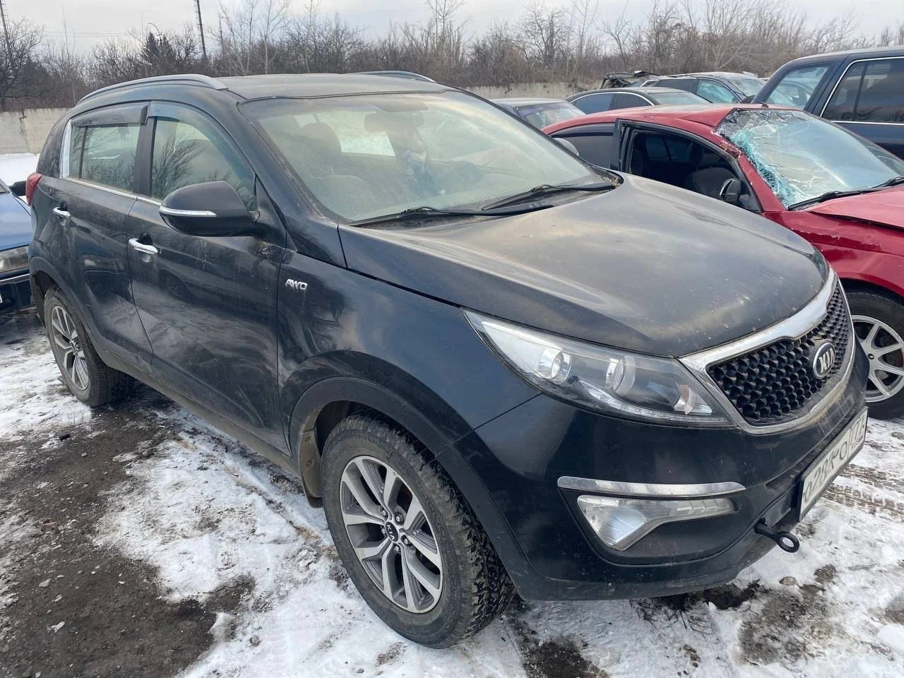 Петля двери передняя правая верхняя Kia Sportage QL 2016-2019 2.0 (150Hp) (G4NA) 4WD AT