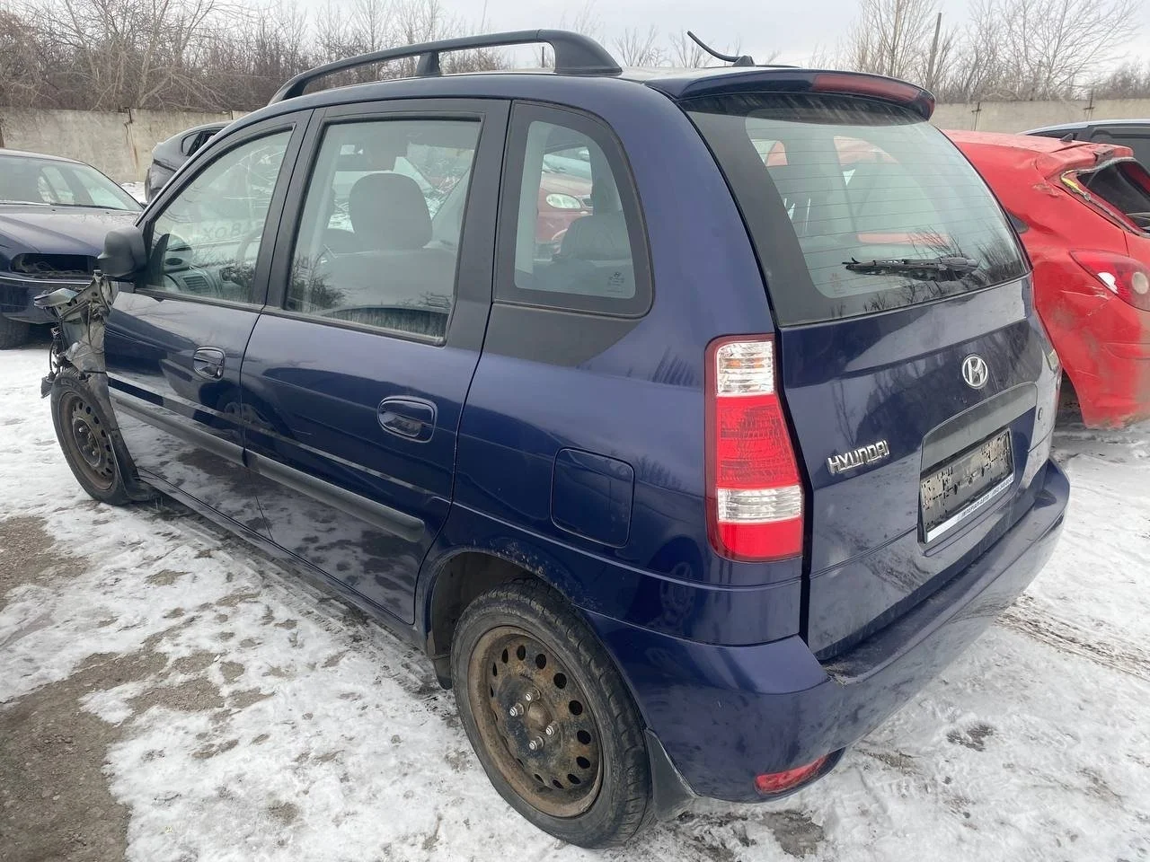 Дверь задняя левая Hyundai Matrix FC 2001-2010 1.6 (103Hp) (G4ED-G) FWD MT