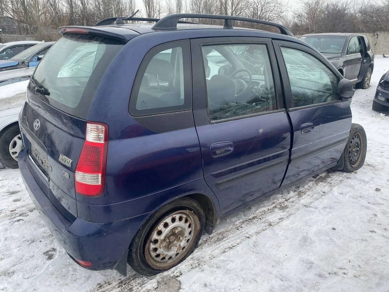 Бампер задний Hyundai Matrix FC 2001-2010 1.6 (103Hp) (G4ED-G) FWD MT