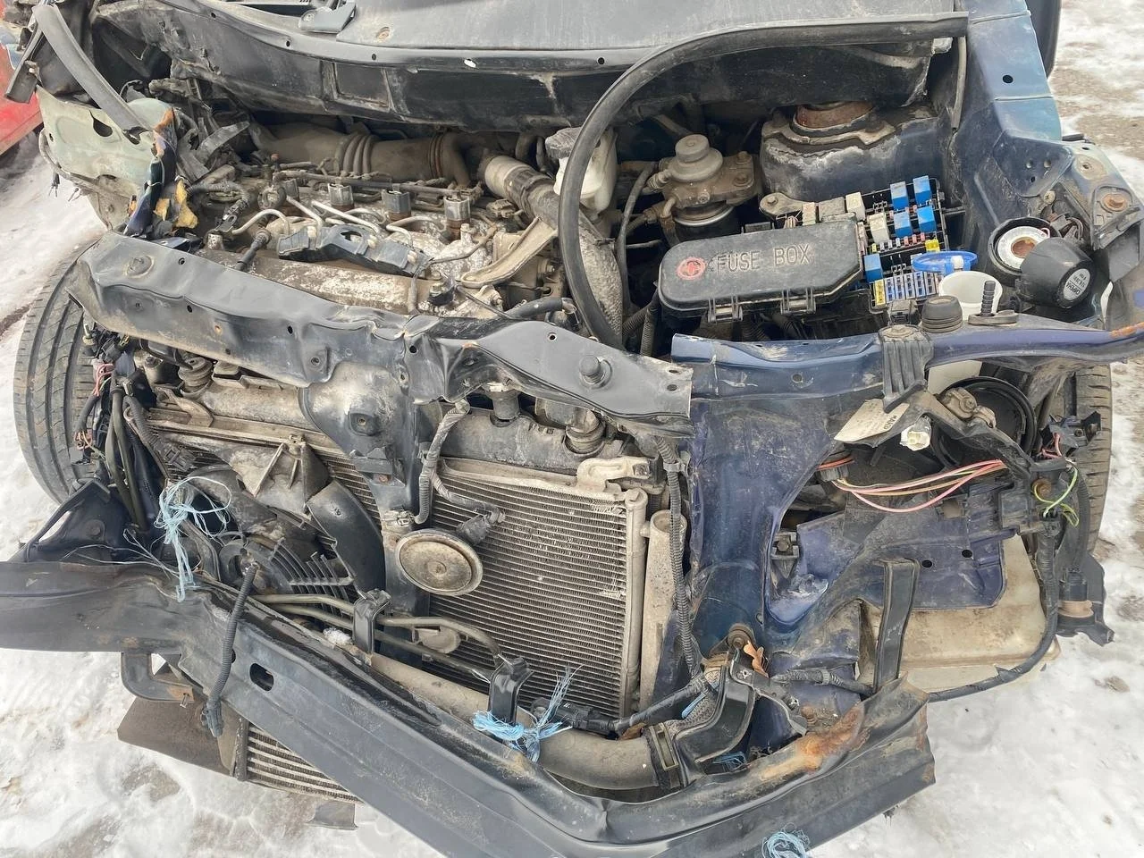Вентилятор радиатора охлаждения ДВС Hyundai Matrix FC 2001-2010 1.6 (103Hp) (G4ED-G) FWD MT