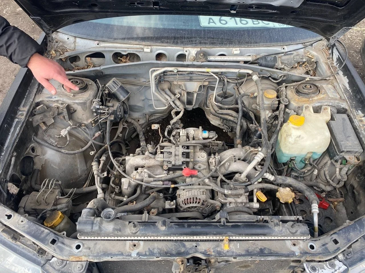 Радиатор охлаждения ДВС Subaru Forester SG 2002-2008 2.5 (156Hp) (EJ251) 4WD AT