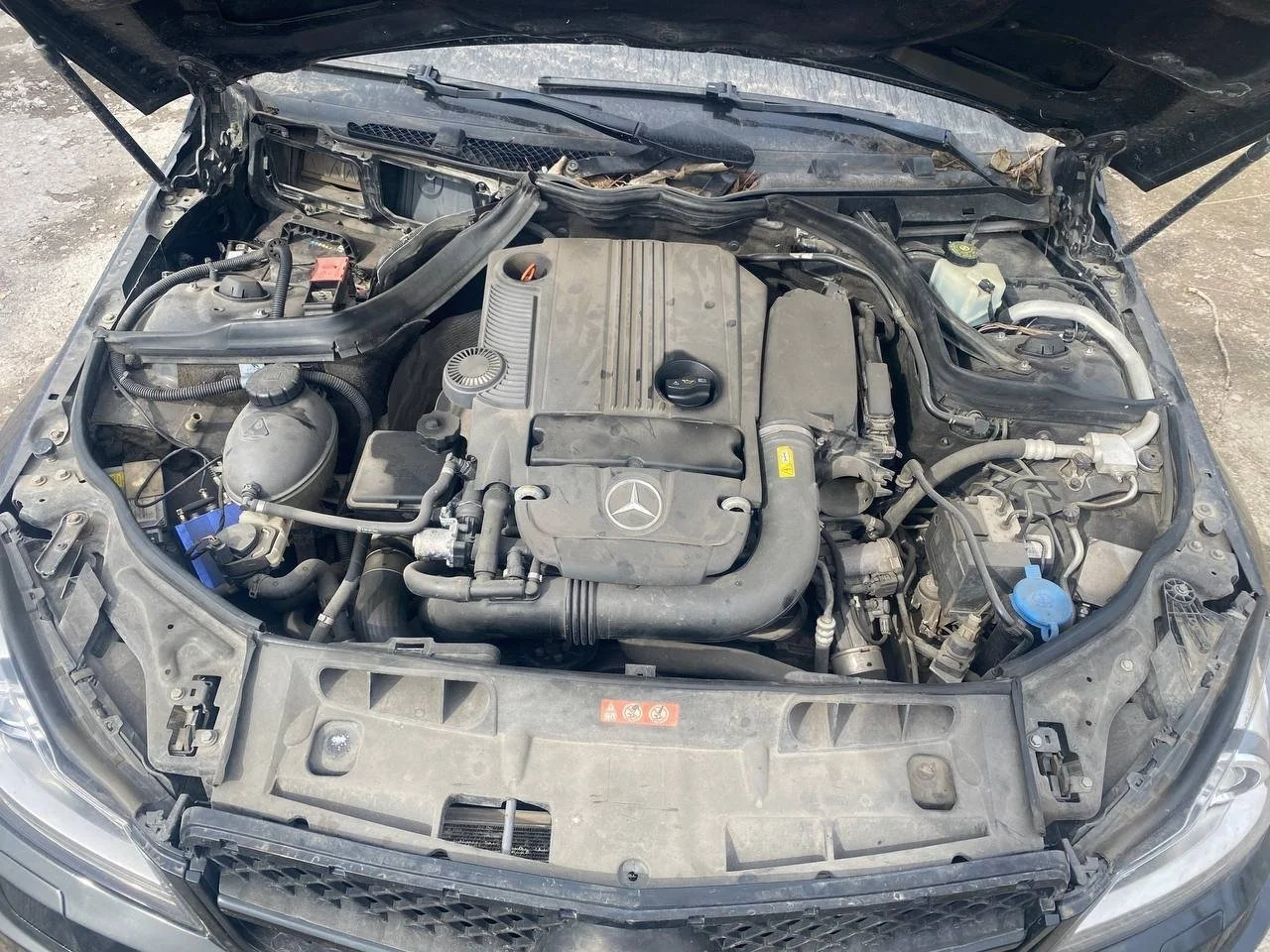 Панель радиатора (телевизор) Mercedes-Benz C class W204 2007-2014 1.8 (156Hp) (271.820) RWD AT