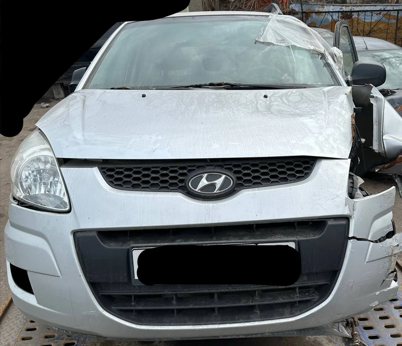Бампер передний Hyundai Matrix FC 2001-2010 1.8 (122Hp) (G4GB-G) FWD AT