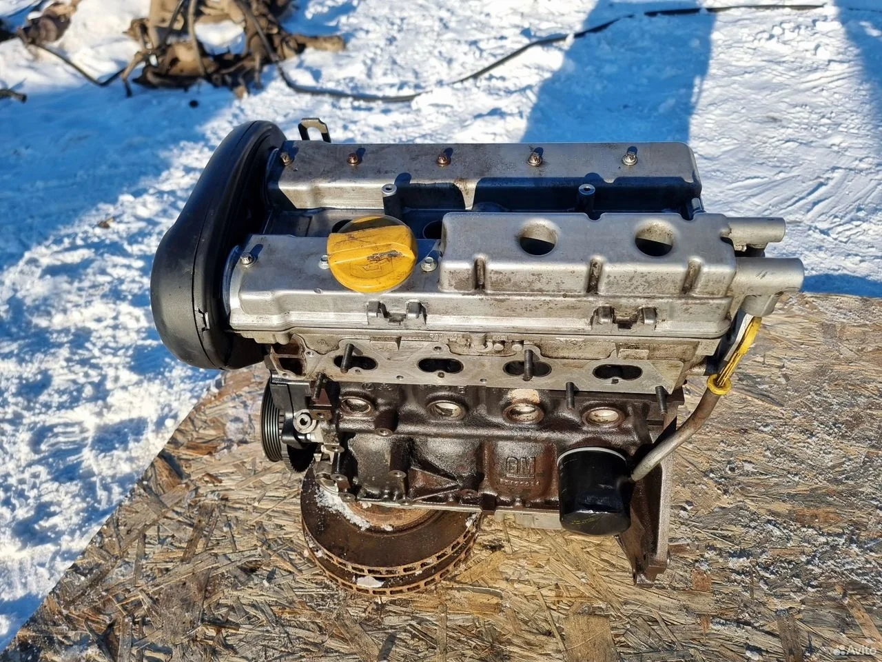 Двигатель 1.6 x16xel opel vectra b astra g 101л.с
