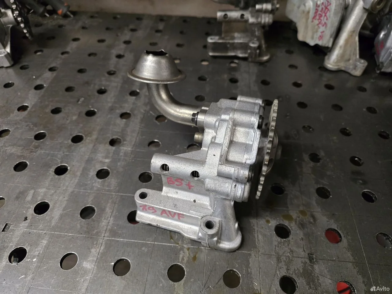 Масляный насос 1.9 avf awx vw passat b5+ audi a6 c