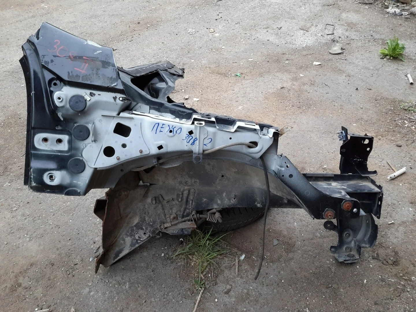 Лонжерон правый Peugeot 308