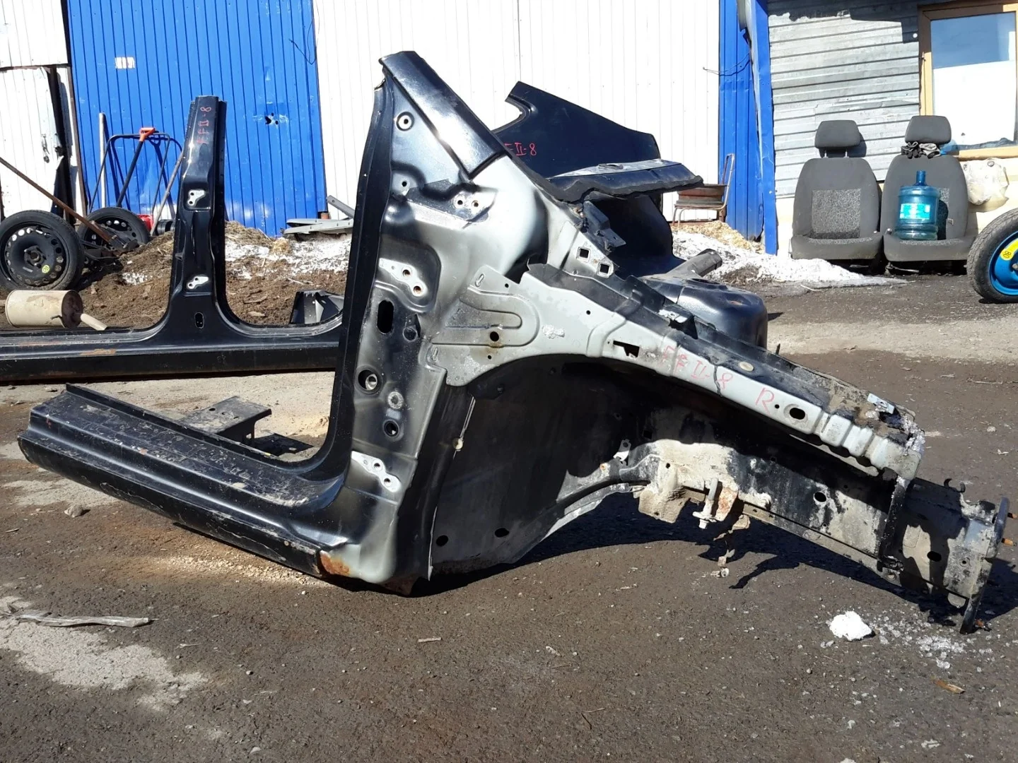 Лонжерон правый Ford Focus 2