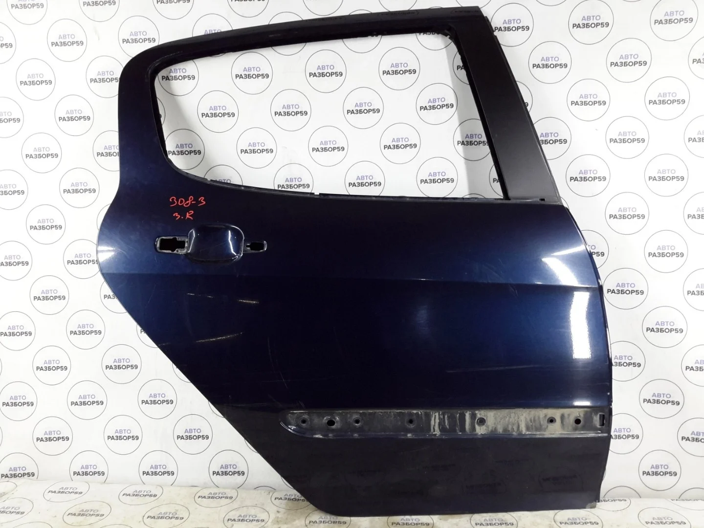 Дверь задняя правая Peugeot 308