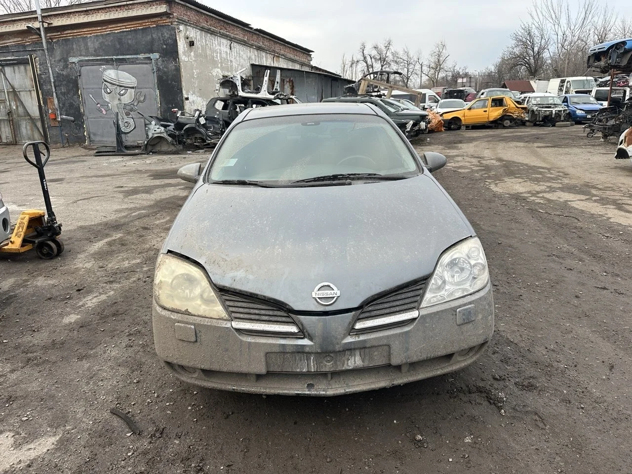 Усилитель бампера передний верхний Nissan Primera P12 JDM Седан 2001-2006 2.0 (150Hp) (QR20DE) FWD CVT