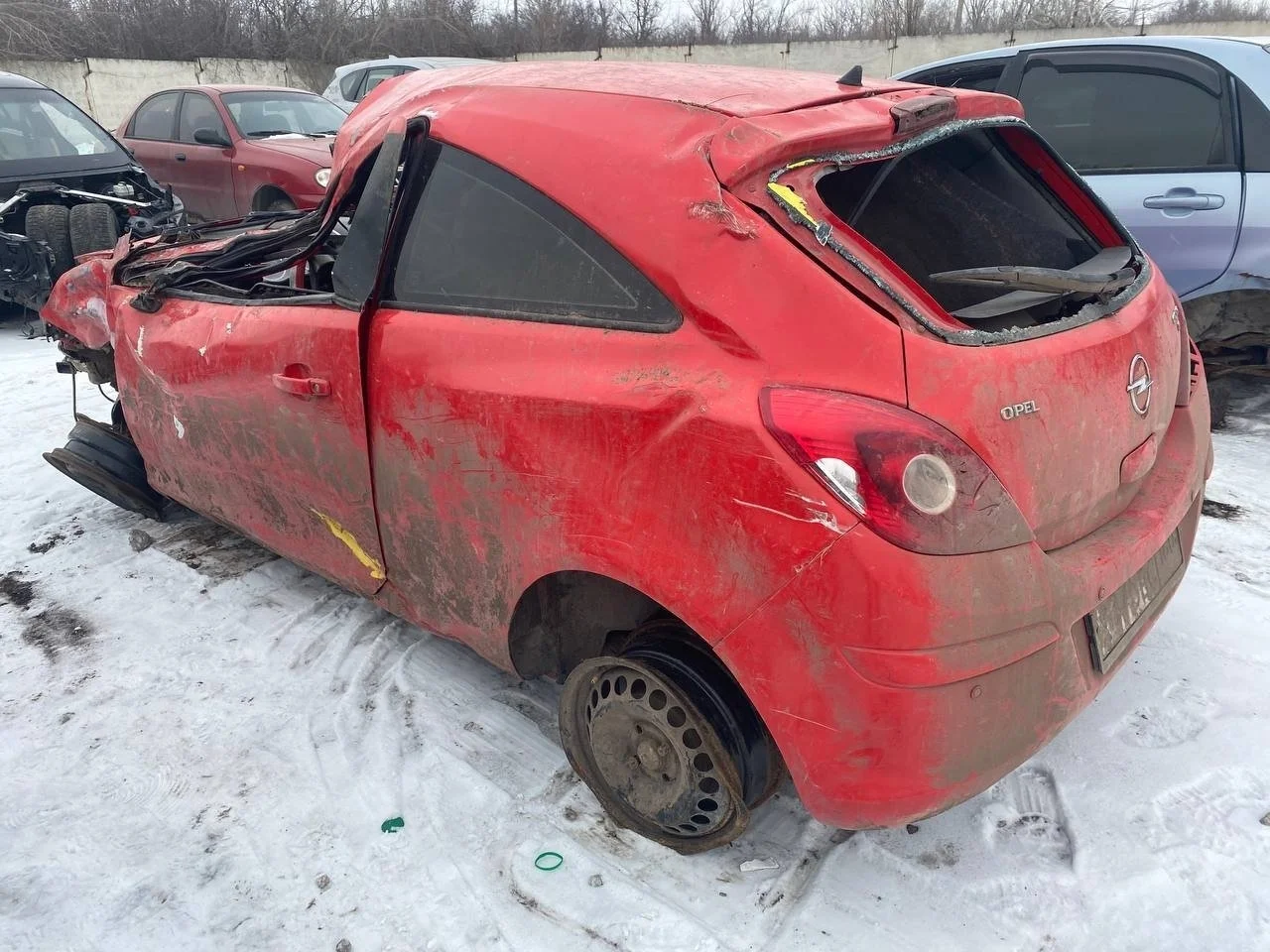 Подкрылок задний левый Opel Corsa D Хэтчбек-5 2006-2014 1.2 (80Hp) (Z12XEP) FWD AT