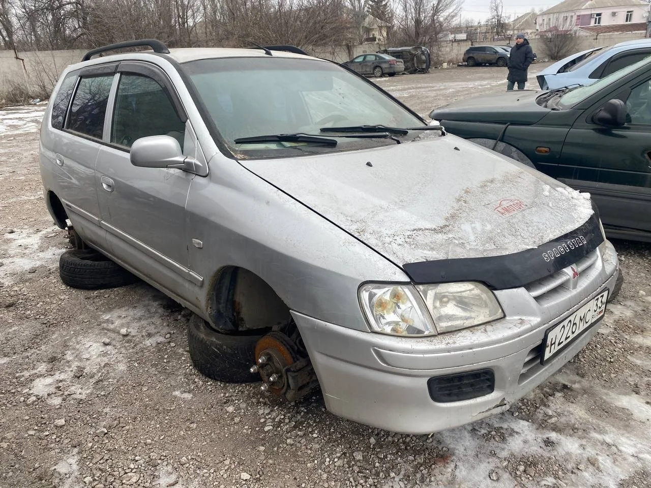 Мотор стеклоочистителя Mitsubishi Space Star DG 1998-2006 1.6 (98Hp) (4G18) FWD MT
