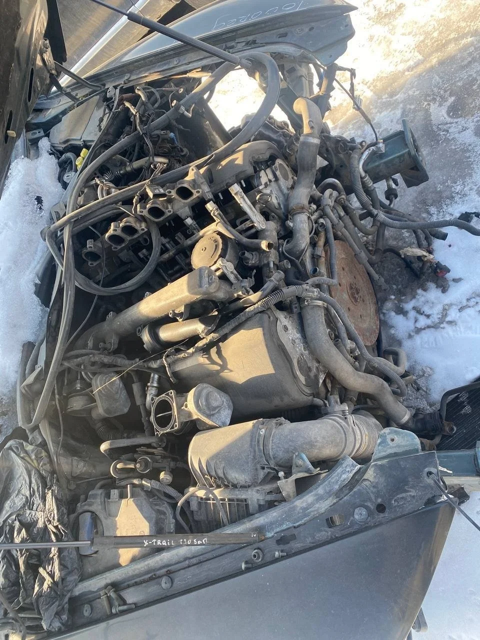 Радиатор охлаждения ДВС Volkswagen Touareg I (7L) 2002-2010 4.9D (313Hp) (AYH,BLE,BWF) 4WD AT