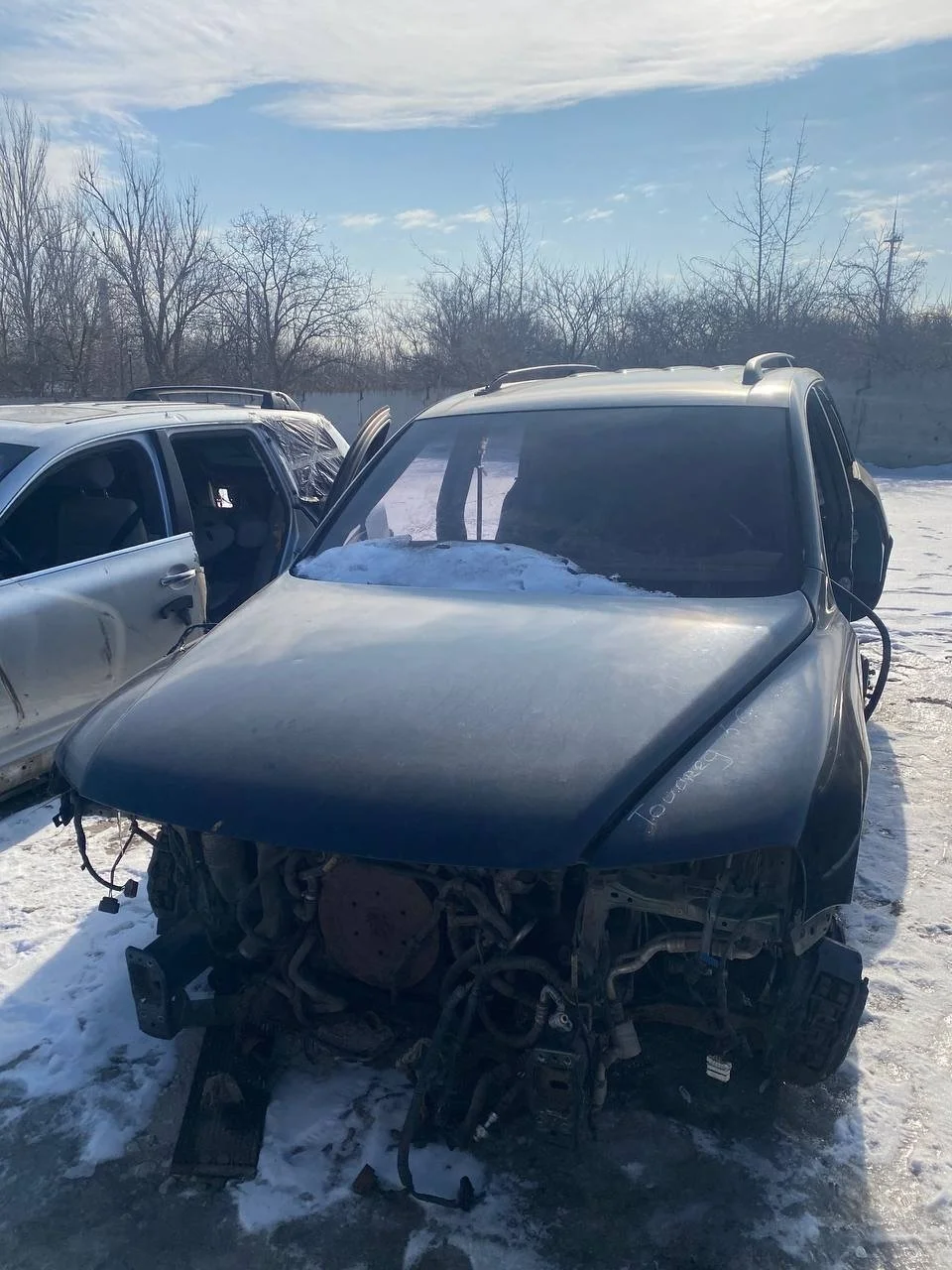 Датчик лобового удара Volkswagen Touareg I (7L) 2002-2010 4.9D (313Hp) (AYH,BLE,BWF) 4WD AT