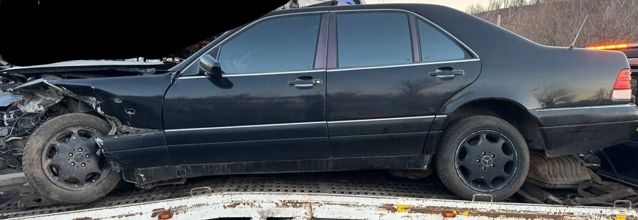 Молдинг двери задний левый Mercedes-Benz S class W140 1991-1998 3.2 (231Hp) (104.990) RWD AT