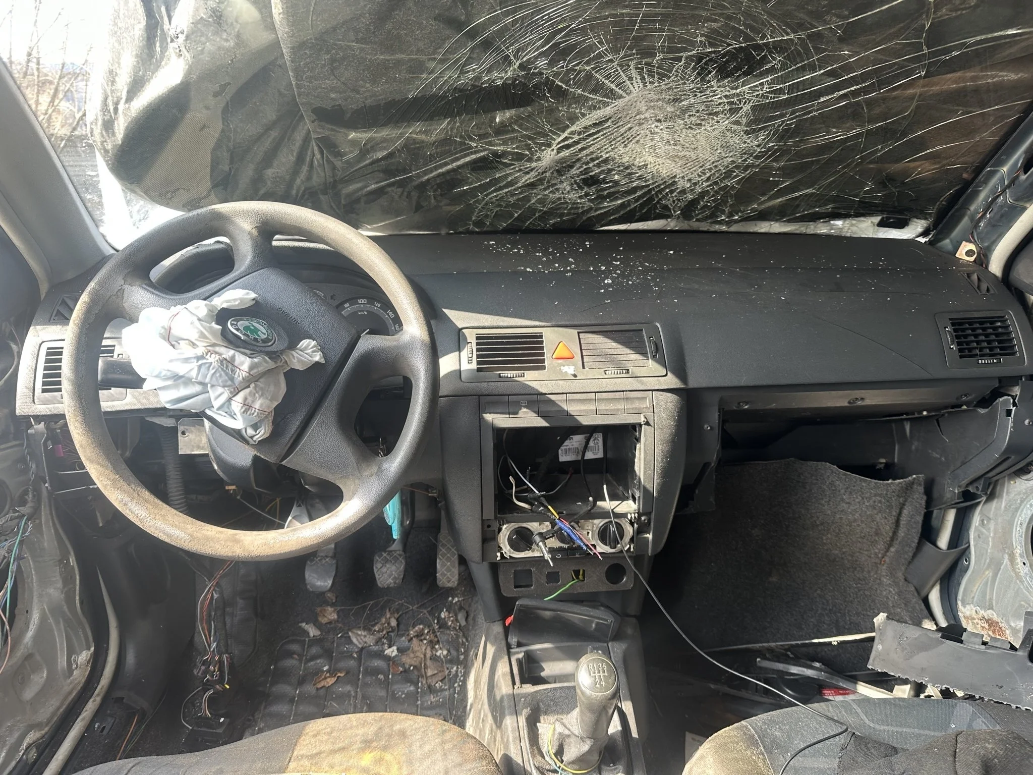 Руль Skoda Fabia Praktik 2002-2007 1.2 (64Hp) (BME) FWD MT