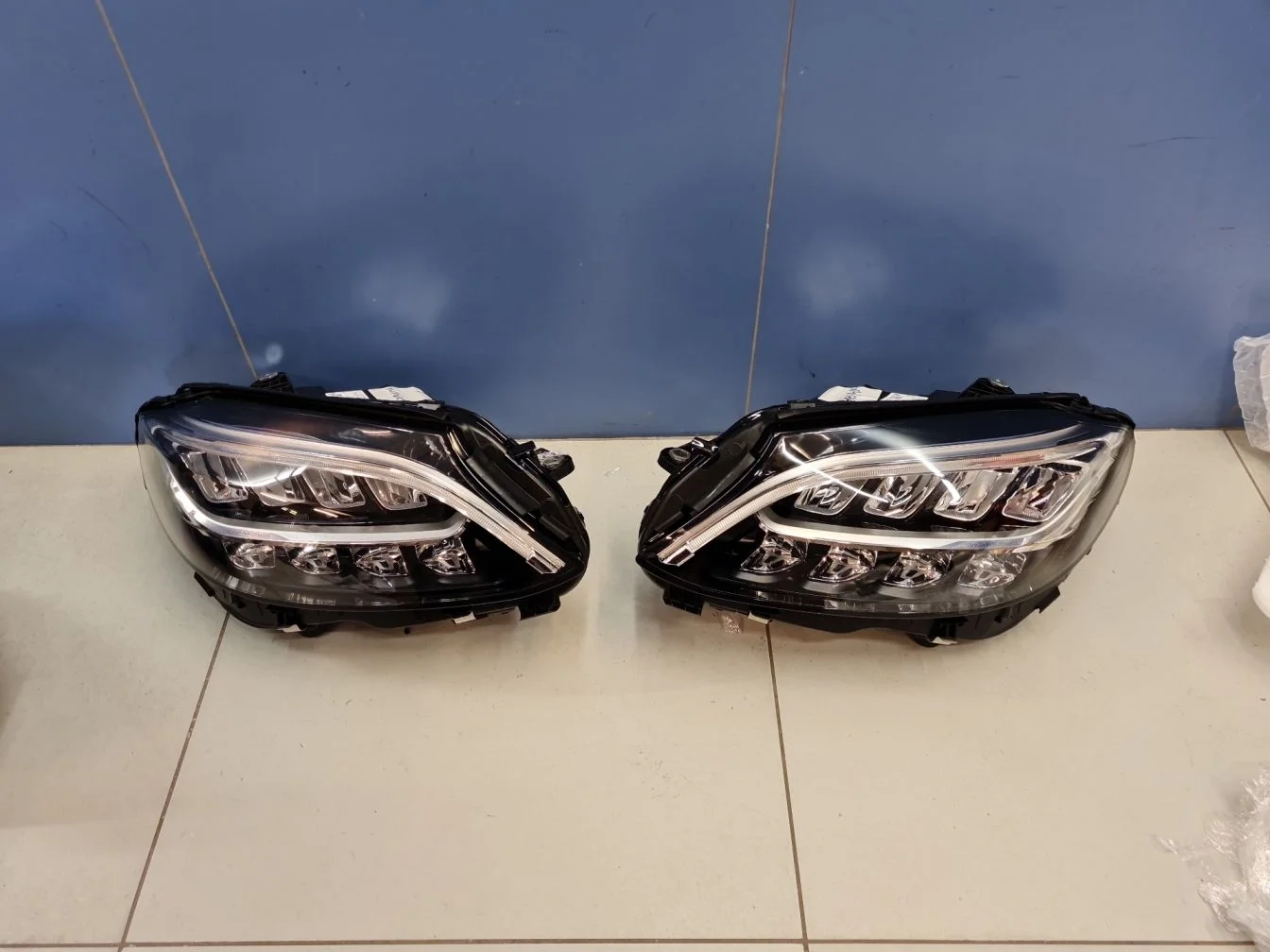 Комплект фар для Mercedes C-klasse W205 2014-
