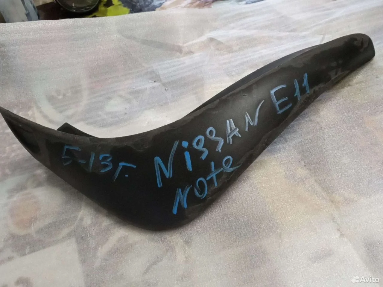 Брызговик задний правый nissan note e11 2005-2013