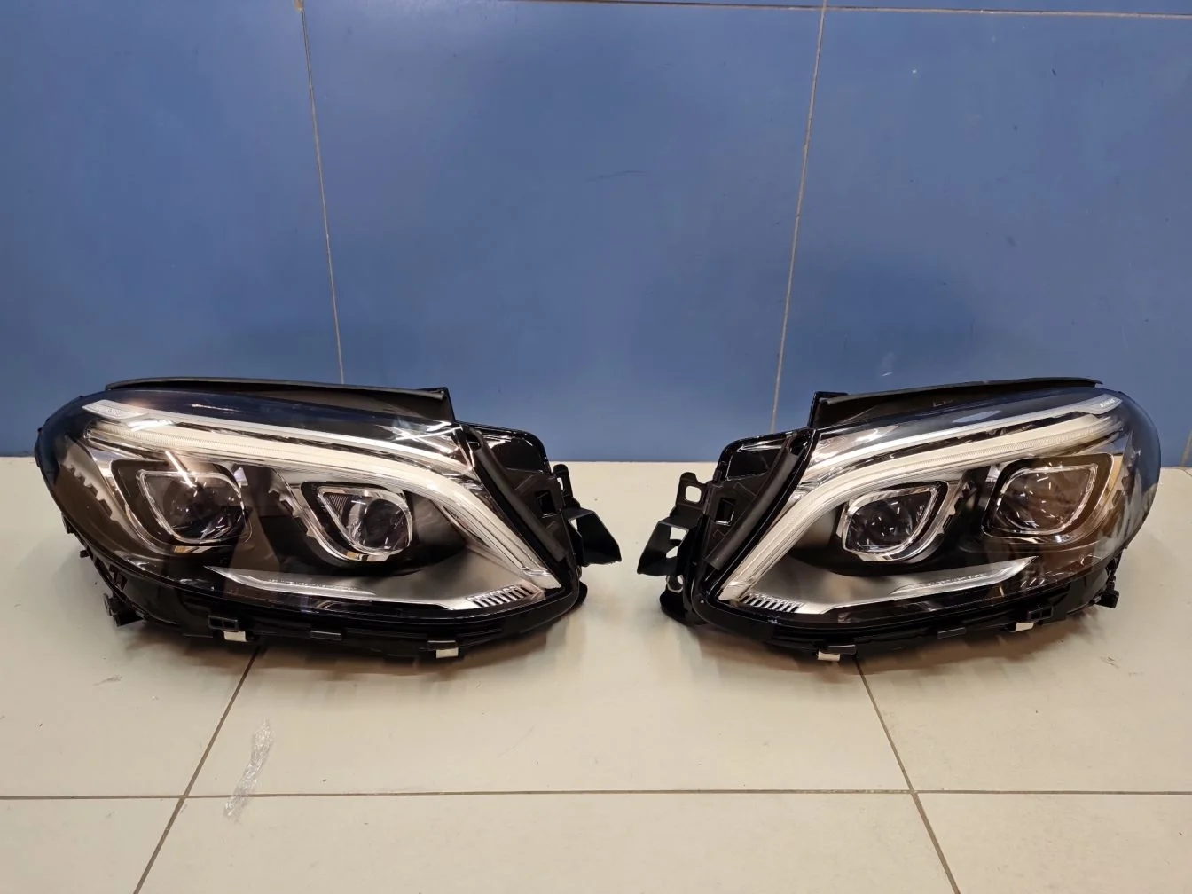 Комплект фар Full Led для Mercedes M-klasse W166 ML GLE 2011-2018